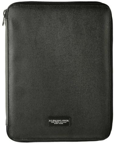Blockhalter Spalding & Bros A.G A4 PALM LINE 25 x 32 cm Herren Damen Schwarz 970818P