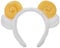 Amosfun plüschtier ohren stirnband shofar schaf horn haarbänder haarbänder kopfbedeckungen für neujahr valentinstag kostüme cosplay (gelb)