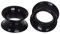 Flexi Flesh Tunnel 10,0 mm SOFT SILIKON in schwarz Ohrschmuck Plug (10.00)