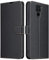 ELESNOW Xiaomi Redmi Note 9 Hülle, PU Leder Wallet Klappbar Schutzhülle Flip Case Handyhülle Magnetisches Stoßfeste Klapphülle für Redmi Note 9 (Schwarz)