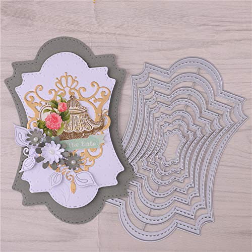 Metall-Stanzformen, Stanzschablonen für Papierkarten, zum Basteln, Prägen, Kartenherstellung, Buchanhänger, dekorative Papierformen, Scrapbooking