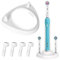 Ph Pro Heat Porta Spazzolino Elettrico - Porta Testine Spazzolino Elettrico - Supporto per Spazzolino Compatibile per Oral B Basic - Include 4 Copritestine.