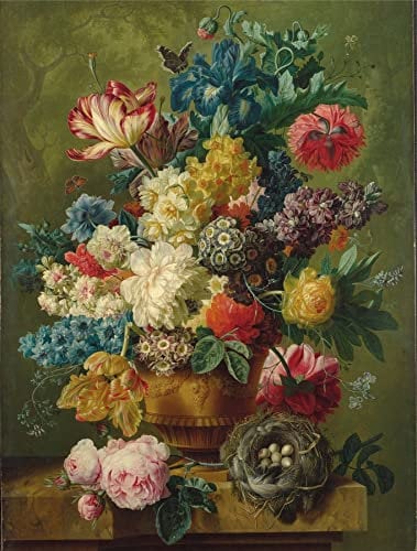 National Gallery 1000-teiliges Puzzle – Blumen in Einer Vase – hergestellt in Großbritannien – unglaublich detailliert – hochauflösendes Bild – 100% recyceltes Puzzlebrett