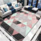 Kunsen Tapis ado Fille Mode Lavable résistant aux Taches Tapis Circuit Voiture Couleur Rose Tapis Pastoral Decoration chambre200X300CM