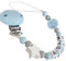 personalisierte gestaltetes Babygeschenk mit Namen für Junge in Blau Baby Geschenk personalisiert zur Geburt & TaufeMotiv Stern und klein Bruder