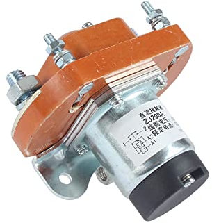 Elektrowerkzeuge ZJ200A Normalerweise offener Stil, 12 V, 24 V, 36 V, 48 V, 60 V, 72 V, 200 A, DC-Schütz for electronic starter, Gabelstapler, Elektromobil, Greifer, Wehicle, Autowinde, 1 Stück