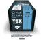 TOX Holzbauschrauben TIMBR SK 5,0 x 70 mm, blau verzinkt mit Senkkopf, TX25, Schrauben für leichtes Eindrehen und bündige Montagen im Holzbau, 200 Stück im Karton, inkl. 1x Bit, 112040415070
