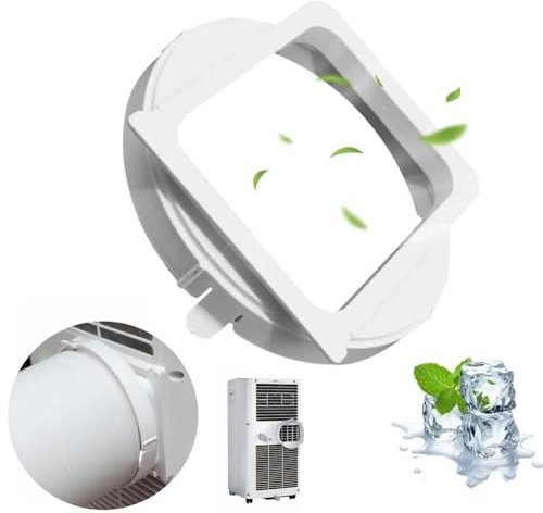 Adaptateur Tuyau Climatiseur Mobile, Embout Climatiseur Mobile Déchappement de Climatiseur, pour Climatiseur Mobile 150mm Coupleur de Tube Extension Raccord Tuyau Pièce de Raccord