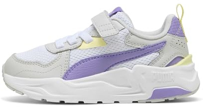 PUMA Kinder Trinity Lite Sneakers 32, White Lavender Alert Glacial Gray Purple
