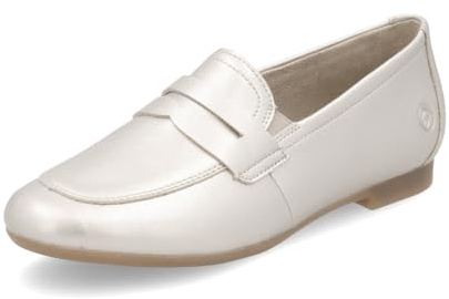 Remonte Damen Slipper D0K02, Frauen Slip On,lose Einlage,Halbschuhe,Slides,Schlupfschuhe,schluepfschuhe,Loafer,College Schuhe,elegant,Gold (90),39 EU