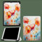 Hülle für iPad Air 13 Zoll M2 2024, Schutzhülle Case für 13 iPad Air (M2) 2024, Dünn Leicht Smart Cover mit Dünn Rückhülle Kompatibel mit ipad Air 13 M2 2024 Aquarell große Blütenblätter