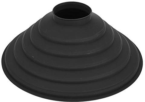Paraluce pieghevole in silicone nero, riduce i riflessi nella fotografia all'aperto Paraluce paraluce con diametro interno regolabile per fotocamere reflex