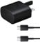 25W Samsung Fast Charger Plug With 1.5M USB C Cable Compatible with Galaxy Smartphones and Other USB Type C Devices, 3A adapter plug. Super Fast Charge/Charging