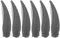 BESTYASH 6 Pezzi Strisce di lucidatura e lucidatura Polacco file curvo lime per unghie in metallo per unghie naturali lime per unghie per manicure Acciaio inossidabile Black