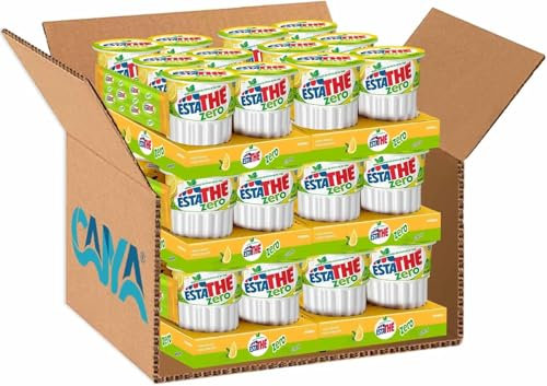 6X Thè Limone Zero Bevanda con Vero Infuso di Foglie di Thè al Limone Senza Zuccheri in Brick per estathe 6x200ml