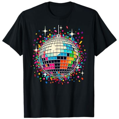 Konfetti Discokugel Party T-Shirt
