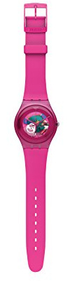 Swatch Mixte Analogique Quartz Montre avec Bracelet en Silicone SUOP100