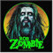 Rob Zombie Patch Zombie Face Band Logo Official Black Woven Sew on Accessory Size