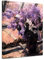Bilderdepot24 Bild auf Leinwand | Mary Cassatt - Flieder in einem Fenster in 30x40 cm als Wandbild | Wand-deko Dekoration Wohnung alte Meister | NEU-180211-30x40-fie