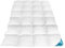 Sandaro Home Daunendecke Warme Winterdecke Daunen Decke Daunen Steppdecke Gänsedaunen NEU 100% Naturprodukt, Öko-Tex Zertifiziert - 155x220 1400gr.