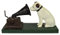 AB Tools HMV Nipper Hund und Phonograph Grammophon Musik Ornament Figurine Gusseisen
