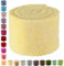 Hochwertiger & Widerstandsfähiger Filz – Breite 15cm / Länge 5m - Topfband/Bastelfilz/Wollfilz – Große Farbauswahl – Dehnbar & Druckelastisch – Tischdekoration Ostern/Weihnachten (Hellgelb)