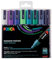 POSCA Mitsubishi Pencil – 8 Marker PC5M – konische Spitze – kalte Farben, mittlere Spitze – Marker für Farbe auf Wasserbasis – für Papier, Textilien, Glas, Kieselstein, Holz