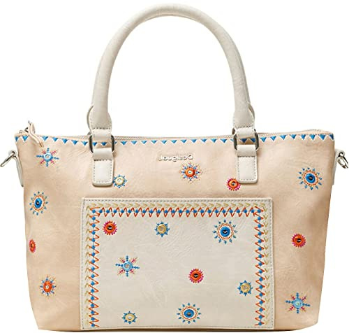Desigual Damen PU Handtas HAND BAG, Brown, U EU