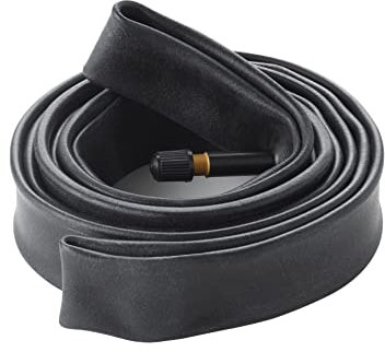 Fischer Fahrradschlauch X2 mittel in 26 Zoll, ETRTO-Norm: 40/62-559, Auto Ventil, 2 Stück, Schwarz