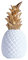 ISAKEN Deko Ananas Gold, Kreative Nordic Resin Ananas Ornamente Dekorative Figur Dekofigur Tischdeko Resin Statue Obst Deko Handwerk Home Ornament Zimmer Deko,S/M