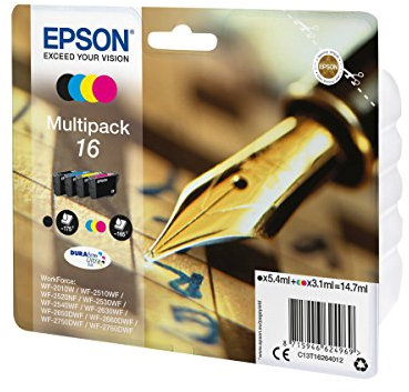 Epson Pen and Crossword Multipack 4-Colour 16 Easymail, C13T16264511