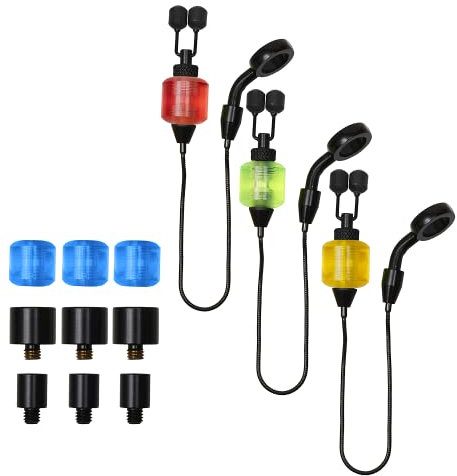 Prologic K1 Mini Hanger Chain Set 3 Rod - 3 Einhängebissanzeiger zum Karpfenangeln, Bissanzeigerköpfe, Bissanzeiger für Karpfen