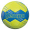 Kempa Unisex Jugend Leo Handball Trainings und Spielball strapazierf hig griffig angenehmes Ballgef hl mit ohne, kempablau/fluo gelb, 0 EU