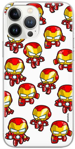 ERT GROUP mobile phone case for Apple Iphone XR original and officially Licensed Marvel pattern Iron Man 031 optimally adapted to the shape of the mobile phone, case made of TPU
