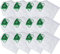 IMPORT GE.RA. EXPORT 12 sacchetti per aspirapolvere Vorwerk Folletto VK 200, confezione doppia: 2 scatole da 6 sacchetti per aspirapolvere VK 200 e VK200 FP