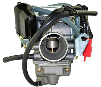 SBOJI 24mm Motorrad Vergaser Öl Rohr Verteiler Einlass Carb for für 4-Takt GY6 125cc 150cc ATV Go Karts Roller Mopeds QMJ/QMI157