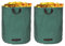 2er Gartensack 500L Heavy Duty Gartenabfallsack Säcke Wiederverwendbare Rasen-Säcke für Gras Laub Gartenabfall
