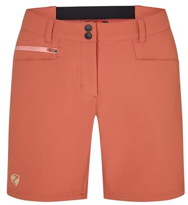 Ziener Damen NEJA Outdoor-Shorts/Rad- / Wander-Hose - atmungsaktiv,schnelltrocknend,elastisch, Chestnut, 38