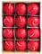 Velas Flotantes Decorativas Sin Perfume, 4.6x3 cm, Duración 4 Horas - Rojo, 12 Velas