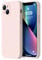 Kiresen Designed for iPhone 13 Mini Case - Upgraded Camera Protection - Soft Microfiber Lining Inside - Liquid Silicone Shockproof Protective Phone Case 5.4 for Men Women Girls - Pinky White