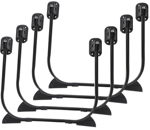KITANDOVE Moderne klappbare Tischbeine 4 Stück U-Form Robustes Metall für Couchtisch Küchentisch Nachttisch Laptop-Tische