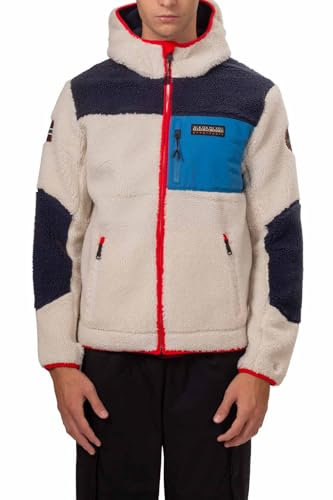 NAPAPIJRI - Felpa Uomo Yupik in Pile - Taglia XL