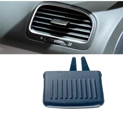 LIJHGFFA Palette Sortie Climatisation Voiture pour Golf 6 pour GTI R20 Rabbit R 2010 2011 2012 1pc Voiture Avant Tableau Bord AC Grille Sortie Curseur Ajuster Clip Gril Pick(Right 1pc)