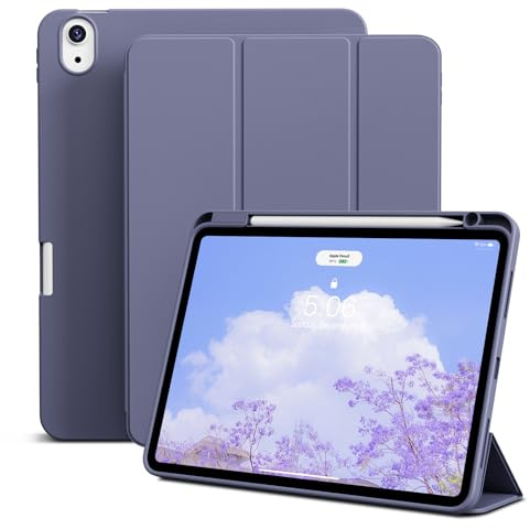 GKABXY Case with Keyboard for iPad A16 11th/10th Genration (2025/2022 11/10.9 Inch) with Pen Holder, Purple
