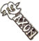 Saxon Weiß Band Logo Pin Badge One Size