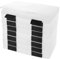 MEIDIV 8 Pcs A4 File Box Clear Plastic File Storage Box, A4 Storage Boxes with Lids for A4 Paper Storage, Box Files A4 Document Organiser for Documents, Paper,Letters, Scrapbook, Magazines,Photos