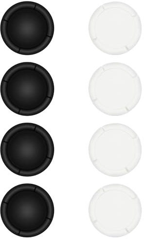8 Piezas Tapas de Silicona para Joysticks de Switch/Lite, Agarres para el Pulgar,Protectores de Pulgar 3D, Tapa de Repuesto para Mando Interruptor Joycon, Tapas de Silicona para Joystick