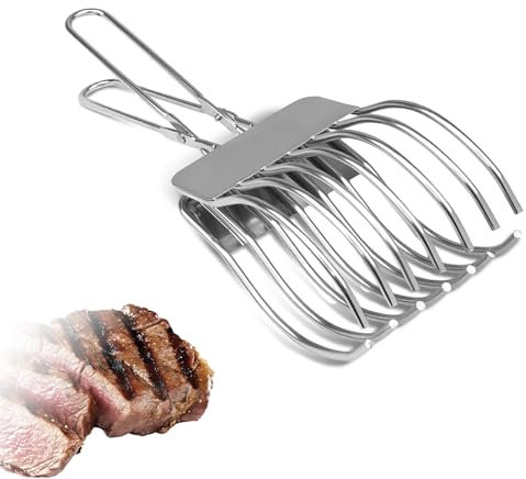 Hobelzange, Braten-Schneidezange, Edelstahl Roastbeef Schneidezange, Safe and Meat Cutting Tool Vegetable Meat Food Slicing Machine Potato Beef Cutting Tool for Safe Handling, Rostfreier