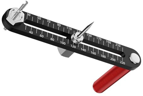 Cutter rond haute précision avec des gammes télescopiques de 50 mm à 210 mm pour diverses tâches de coupe