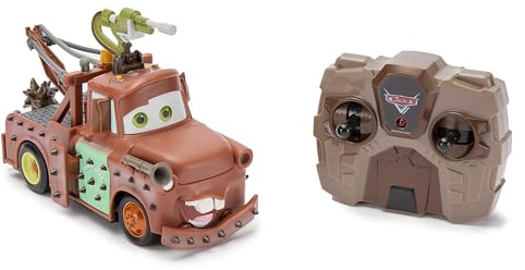 Disney Store Official Mater Crash and Rebuild Remote Control Car for Kids, Disney Pixar Cars, 15cm/6”, Action-Packed RC Toy with Rebuild Feature - Suitable for Ages 3+
